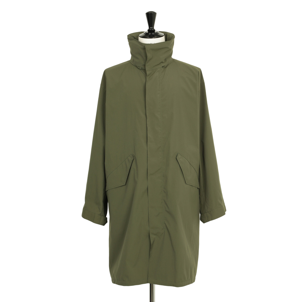 ES:S エス メンズ モッズコート パーカー ロング丈 ポリエステル